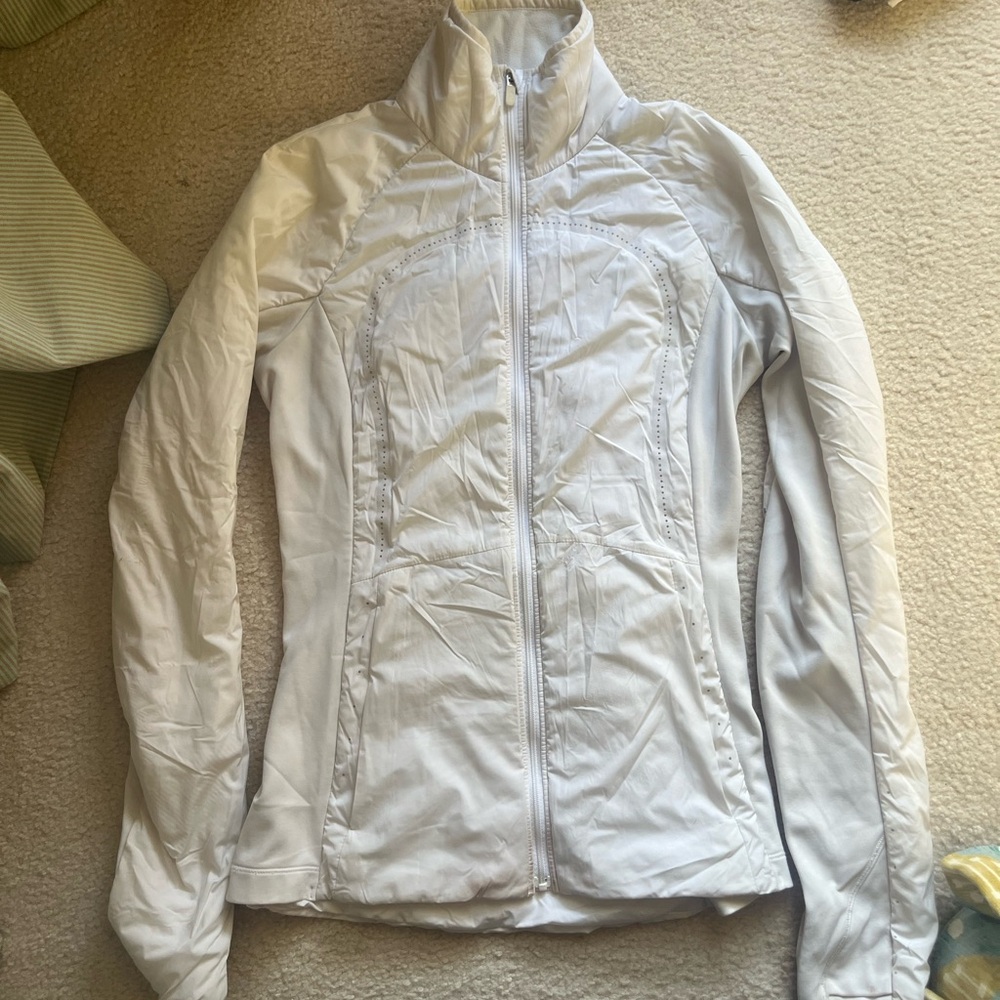 Women's White Lululemon Jacket